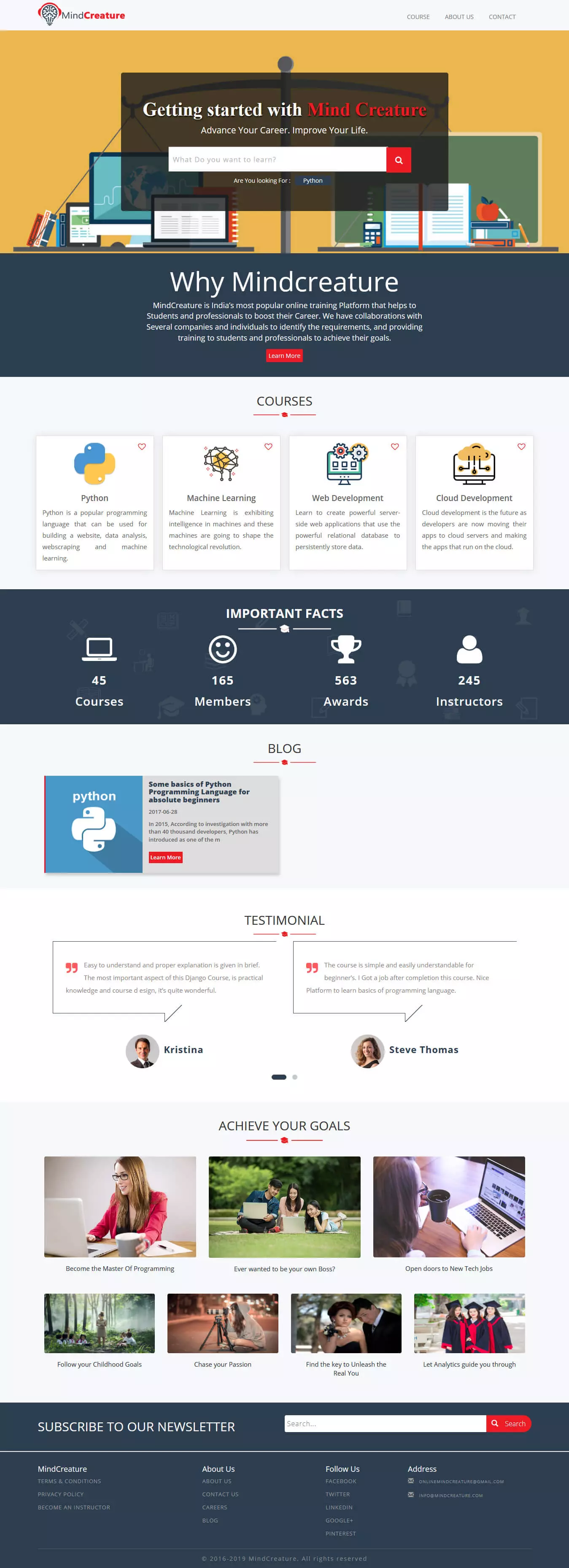 mindcreature - online training courses
